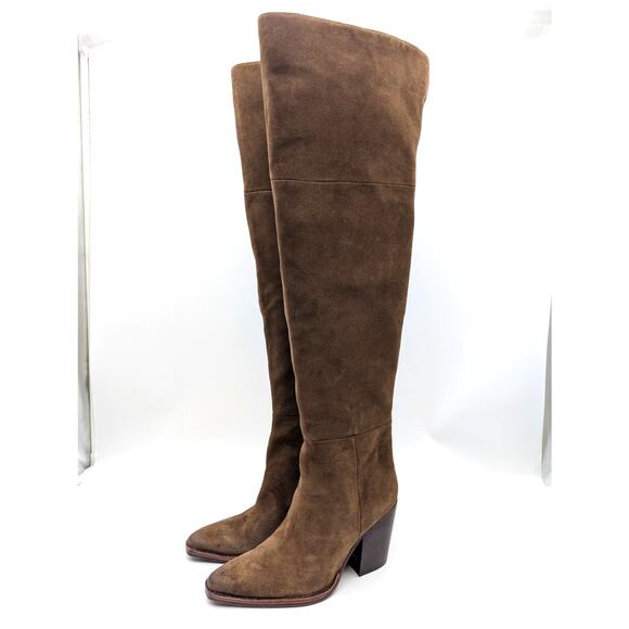Vince Camuto Paulie Women's Over the Knee Boots Reishi Suede Size US7.5M EU38 - Picture 1 of 16
